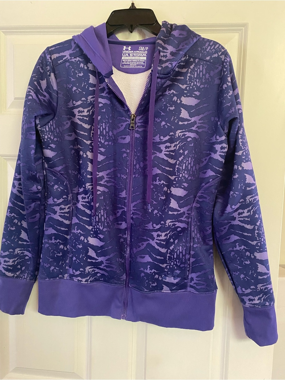 Under Armour Purple Hooded UA Storm Jacket